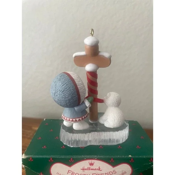 Hallmark Ornament 1988 FROSTY Friends ESKIMO and POLAR - Picture 6 of 10